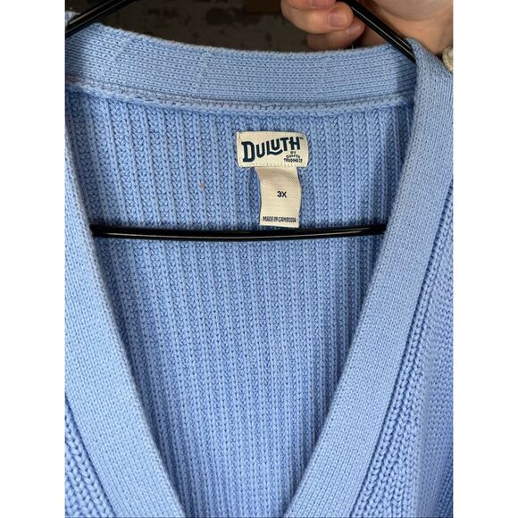 Duluth Trading Co. | women plus size knitted cotton sweater - Picture 2 of 10